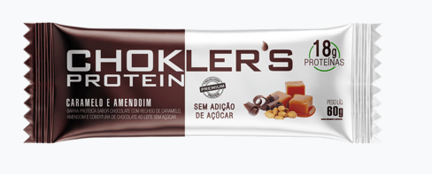Barra Chokler's Caramelo e Amendoim 60g - Mix Nutri