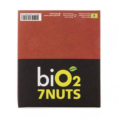 Barra de Castanhas e Frutas BiO2 7 Nuts Cranberry 25g X 12 - BiO2
