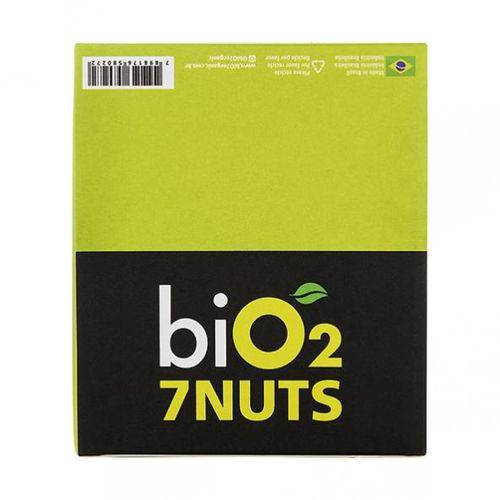 Barra de Castanhas e Frutas BiO2 7 Nuts Maça 25g X 12 - BiO2