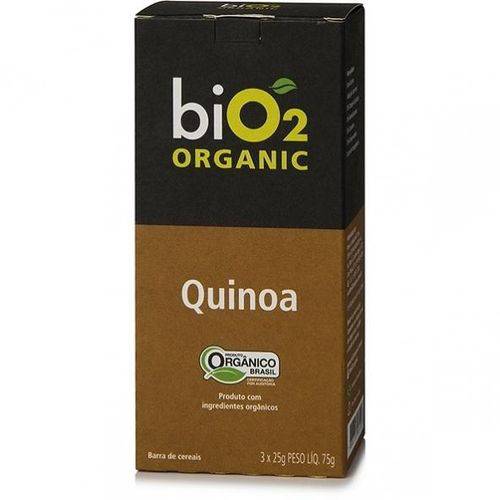Barra de Cereais BiO2 Organic Quinoa 25g X 3 - BiO2