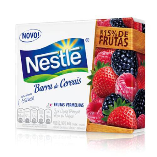 Barra de Cereal Nestlé Frutas Vermelhas 3 Unidades