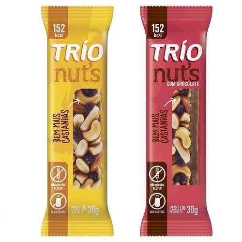Barra de Cereal Trio Nuts com 1 Unid