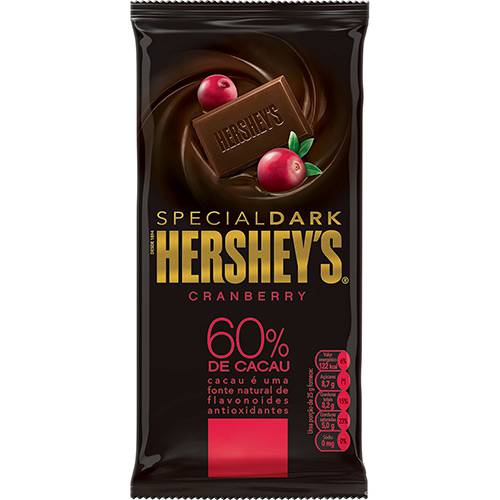 Barra de Chocolata Special Dark Hershey's Cranberry - 100g