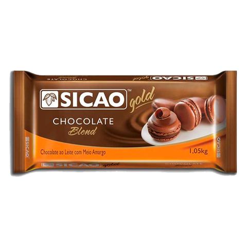 Barra de Chocolate Blend Gold 1,05kg - Sicao