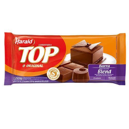 Barra de Chocolate Fracionado Top Blend 1,05kg - Harald