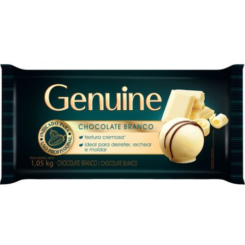 Barra de Chocolate Genuine Branco 1,05kg - Cargill