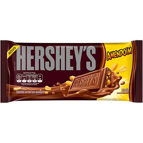 Barra de Chocolate Hersheys Amendoim 110g