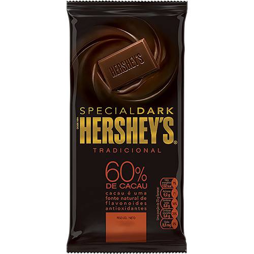 Barra de Chocolate Hershey''s Special Dark Tradicional 100g