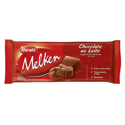 Barra de Chocolate Melken ao Leite 2,10kg - Harald