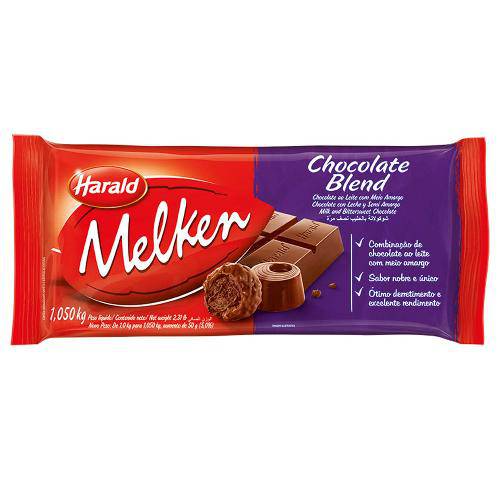 Barra de Chocolate Melken Blend 1,050kg - Harald