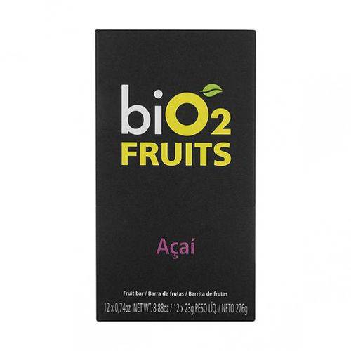 Barra de Frutas BiO2 Fruits Açaí 23g X 12 - BiO2