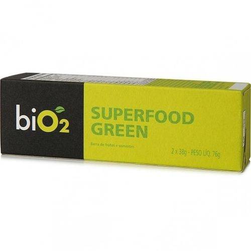 Barra de Frutas e Sementes BiO2 Superfood Green 38g X 2 - BiO2