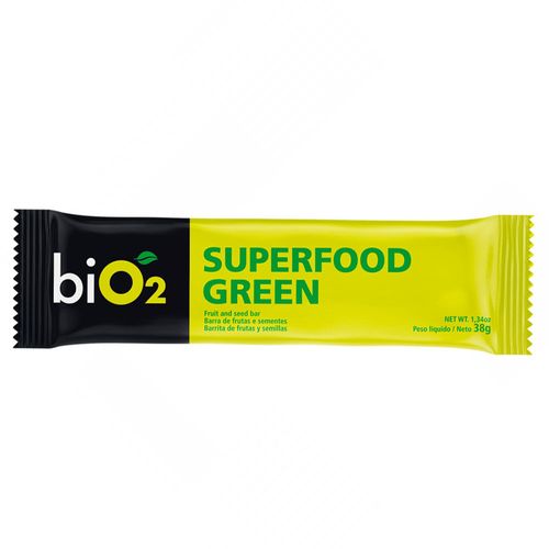 Barra de Frutas e Sementes Superfood Bar Green - Bio2 - 38g