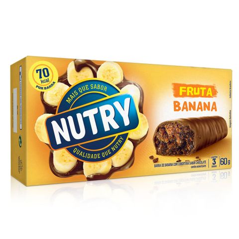 Barra de Frutas Nutry Banana C/3 - Nutrimental