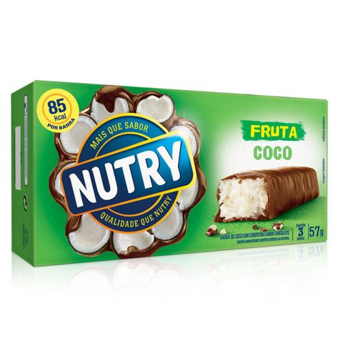 Barra de Frutas Nutry Coco C/3 - Nutrimental