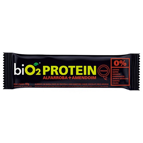 Barra de Proteina Bio2 Alfarroba Mais Amendoim 40g