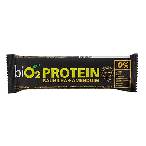 Barra de Proteina Bio2 Baunilha Mais Amendoim 40g