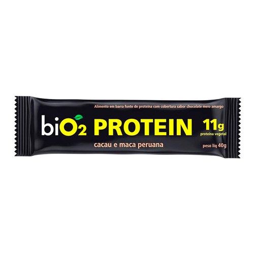 Barra de Proteína BiO2 Protein Cacau e Maca Peruana 40g