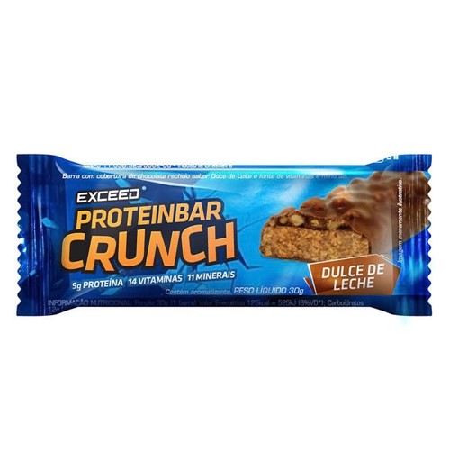 Barra de Proteína Exceed Proteinbar Crunch Dulce de Leche 30g