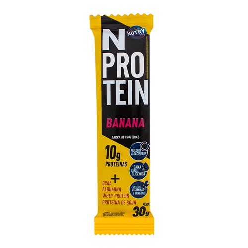 Barra de Proteína NProtein Nutry Banana com 30g