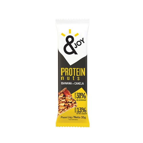 Barra de Proteína Protein Nuts &Joy Banana e Canela com 35g