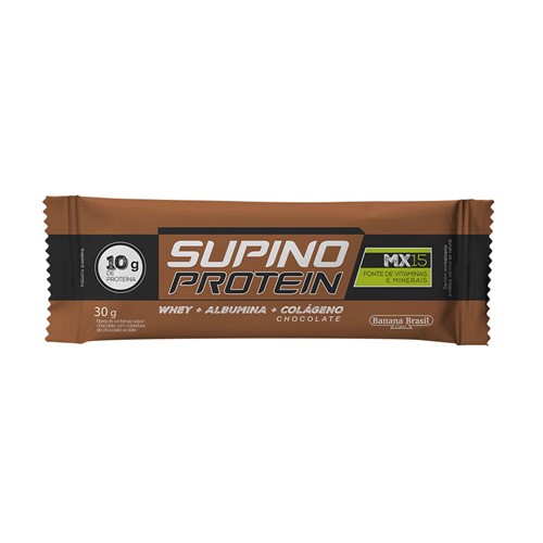 Barra de Proteína Supino Protein Chocolate com 30g