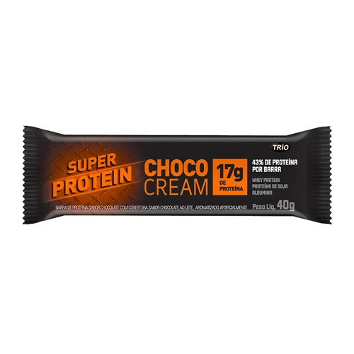 Barra de Proteína Trio Super Protein Choco Cream com 40g