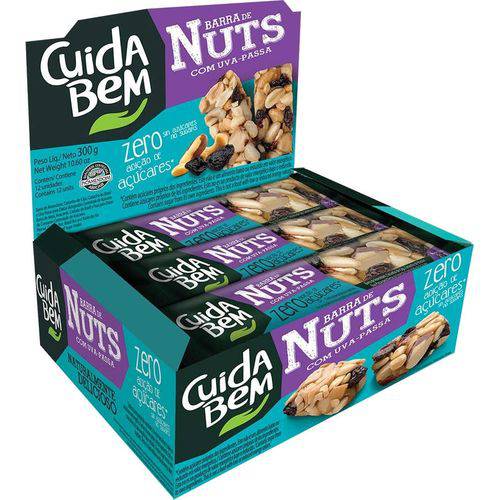 Barra Nuts Cuida Bem (12un X 25g) - Santa Helena