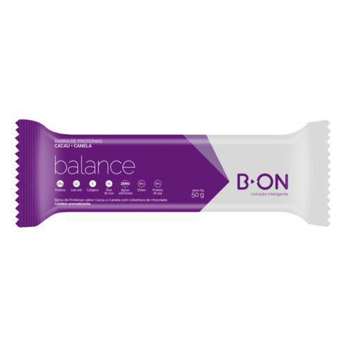 Barra Proteíca - Balance - Cacau+ Canela 50g - Equilibre Seu Açúcar!