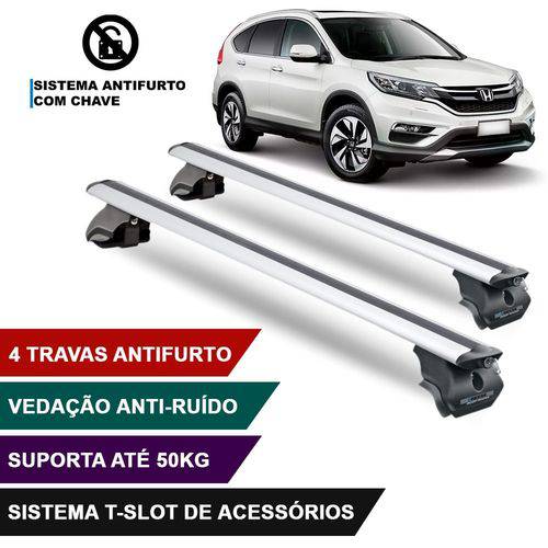 Barra Transversal Reese CR-V com Longarina Fechada Prata