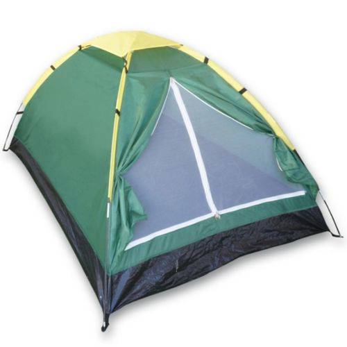Barraca de Camping Upf 30+ Capacidade para 3 Pessoas Verde/Azul com Bolsa de Transporte - Antares