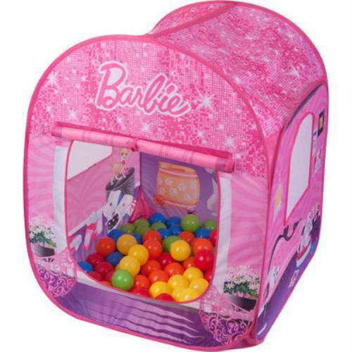 Barraca Infantil Barbie com Bolsa e Bolinhas - Fun