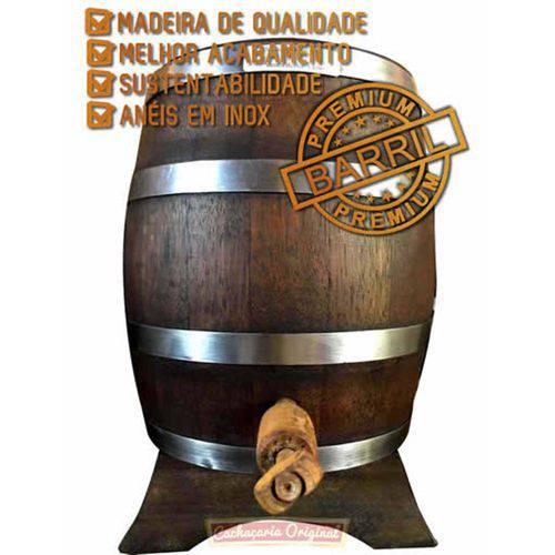 Barril de Carvalho Vertical (Em Pé) - Premium 5l(5000ml)