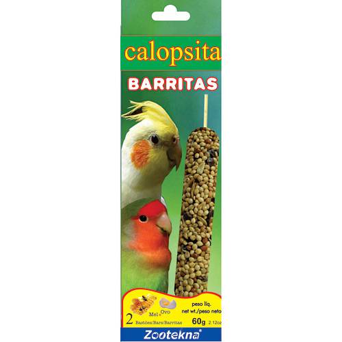 Barrinhas P/ Pássaros ¿ Calopsita 60g - Zootekna