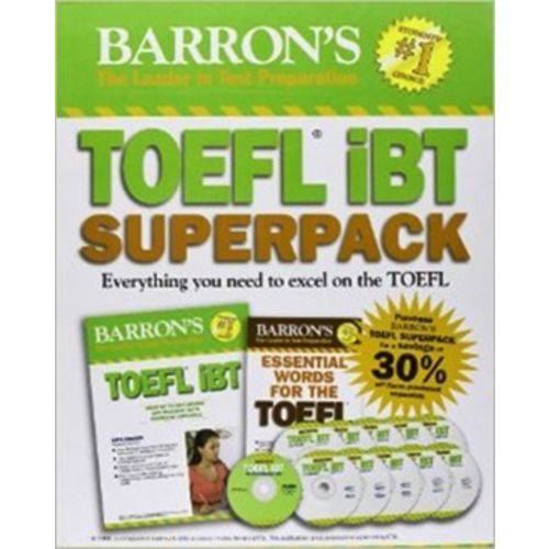 Barron's Toefl Ibt Superpack - Two Books With CD-ROM And 10 Audio Cd's - Second Edition - Barron's e