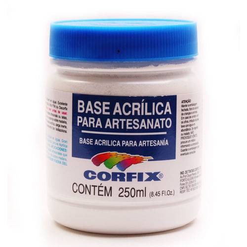 Base Acrílica para Artesanato Corfix 250 Ml