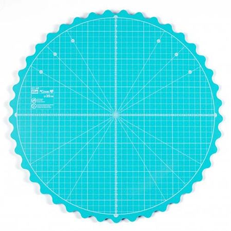 Base de Corte Circular Azul Love Prym - 35cm
