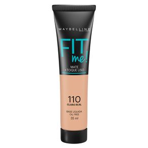 Base Maybelline Fit Me! Líquida 110 Claro Real 35ml