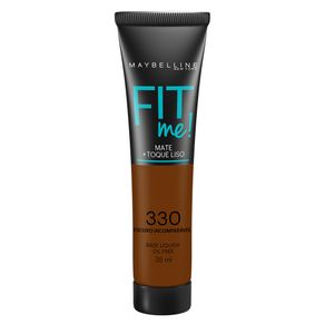 Base Maybelline Fit Me! Líquido 330 Escuro Incomparável 35ml