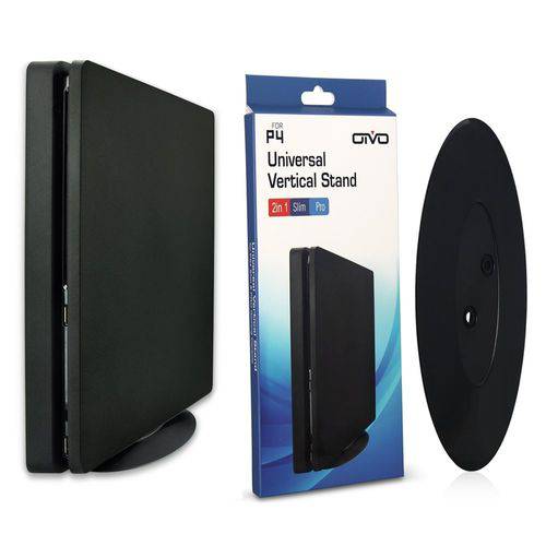 Base Vertical 2 In 1 para Compatível Console Sony Ps4 Ps4 Slim Pro