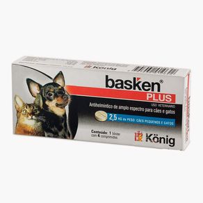 BASKEN PLUS - Caixa com 4 Compr.