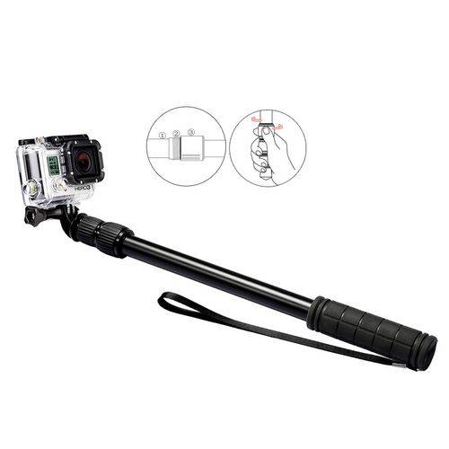 Bastão Extensor para Câmera de Ação Selfie Stick Monopod
