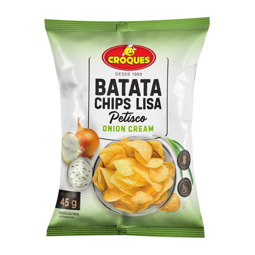 Batata Chips Lisa Croques Onion Cream 45g
