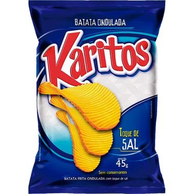 Batata Chips Tradicional Karitos 40g