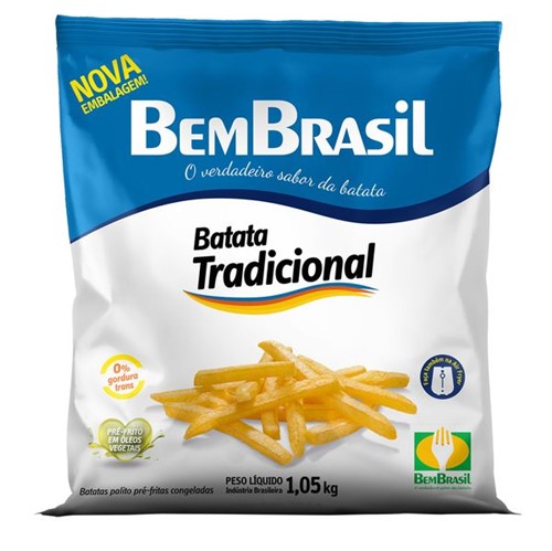 Batata Congelada Bem Brasil 1,05kg Palito