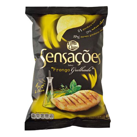 Batata Frita Frango Grelhado 45g - Elma Chips