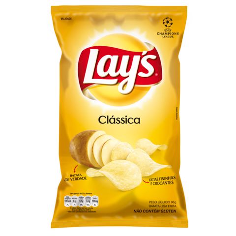 Batata Lays Clássica 96g - Elma Chips