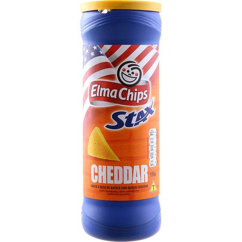 Batata Stax Cheddar Elma Chips - 156g