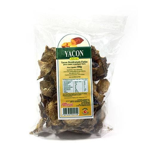 Batata Yacon Desidratada Chips Macçã 100g