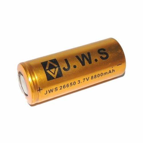 Bateria 26650 3,7v 8800mah Lanterna Jyx Hy Jws Taue E1 E2